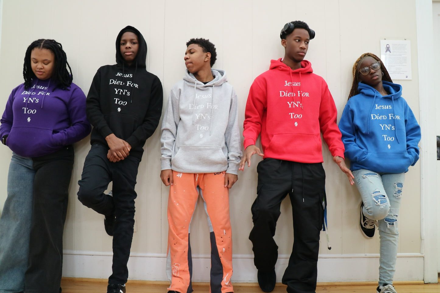 Jesus Died For YNs Too (1 Peter 3:18) Hoodie